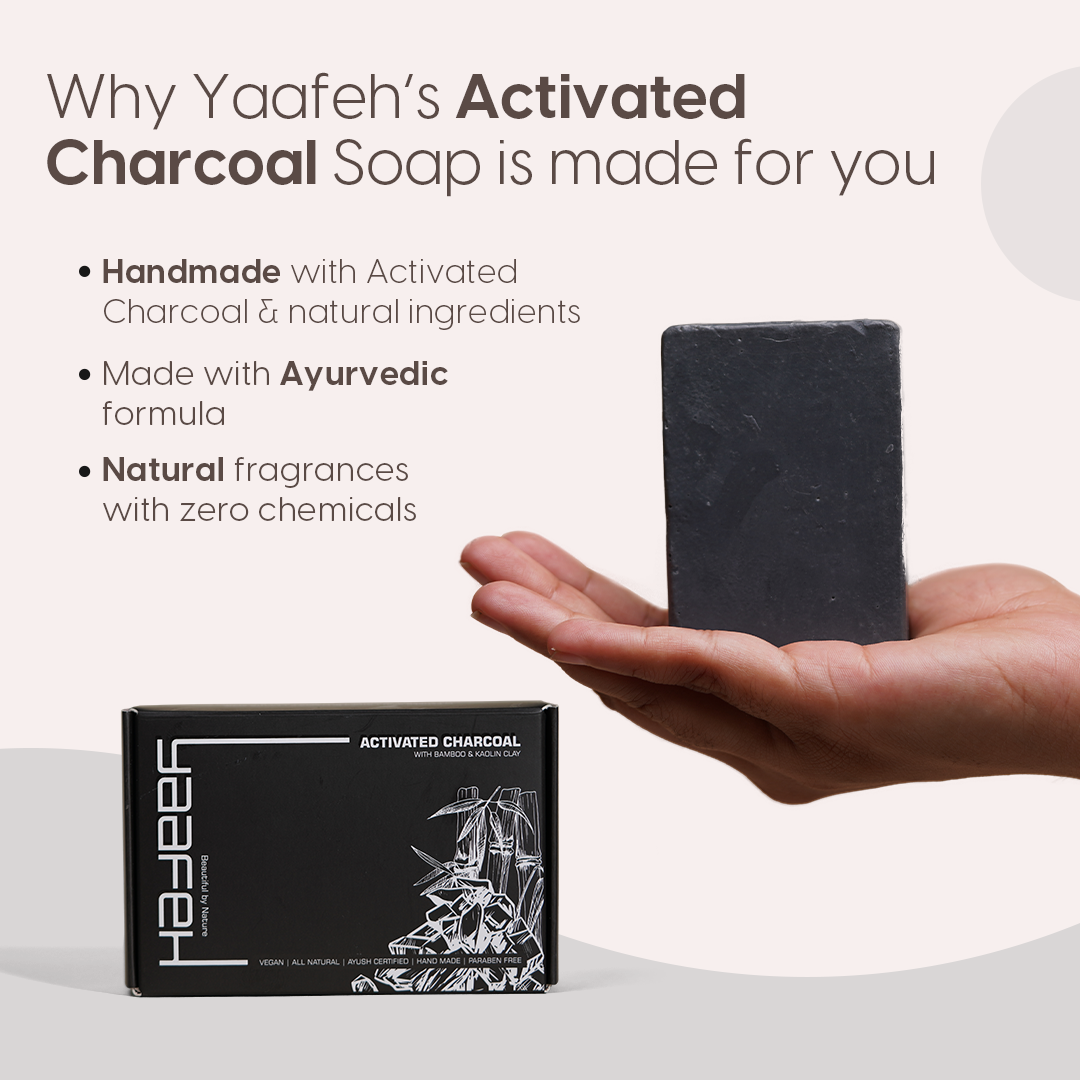 Activated Charcoal Soap -  Yaafe