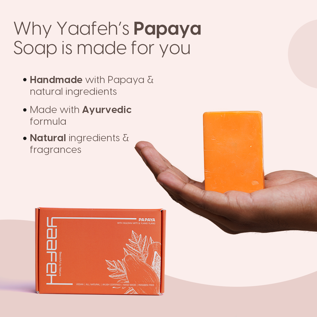 Papaya Bar Soap - Yaafe